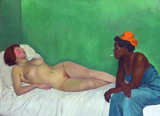 Félix Vallotton ~ La Blanche et la Noire