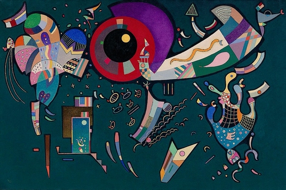 Vasily Kandinsky ~ Around the Circle