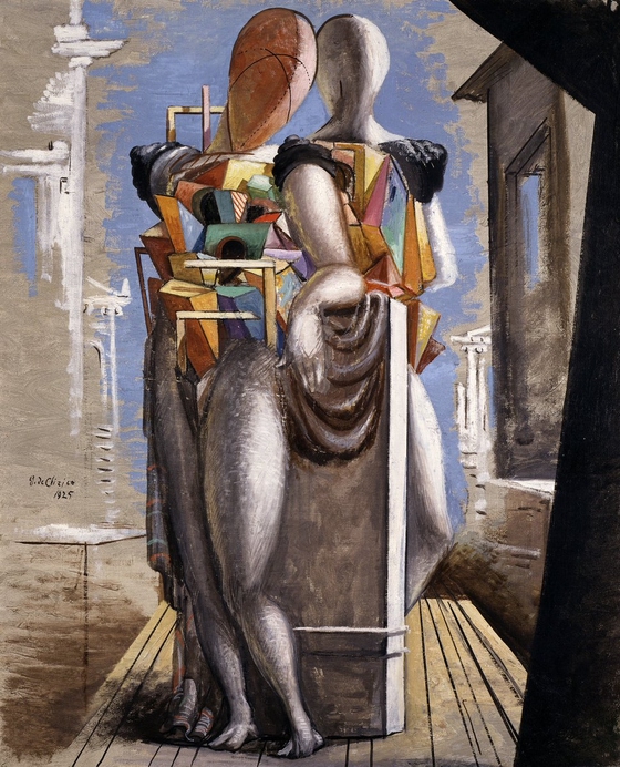 Giorgio de Chirico ~ Sophocles and Euripides
