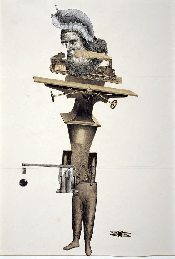 André Breton, Jacqueline Lamba and Yves Tanguy ~ Exquisite Corpse