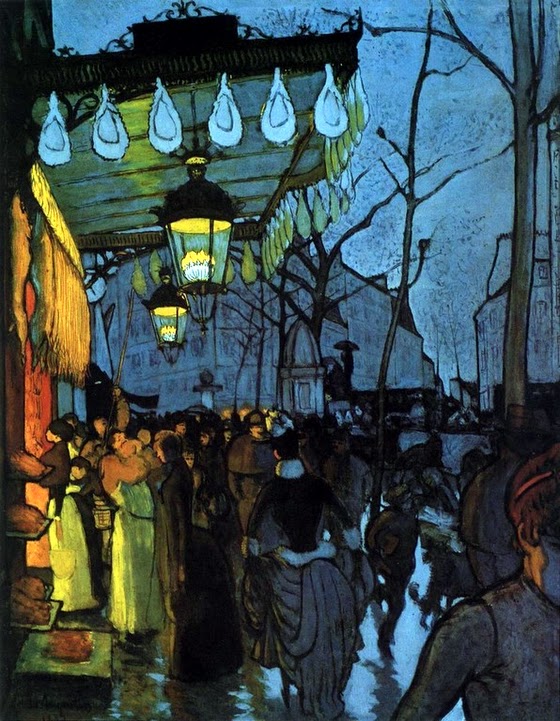 Louis Anquetin ~ Avenue de Clichy - Five O'Clock in the Evening