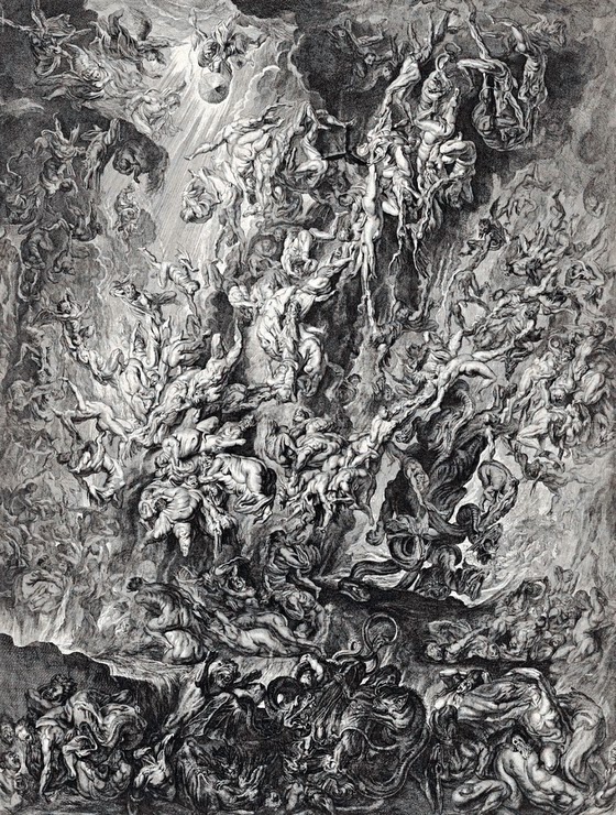 Richard van Orley ~ Disgrace of the Angels