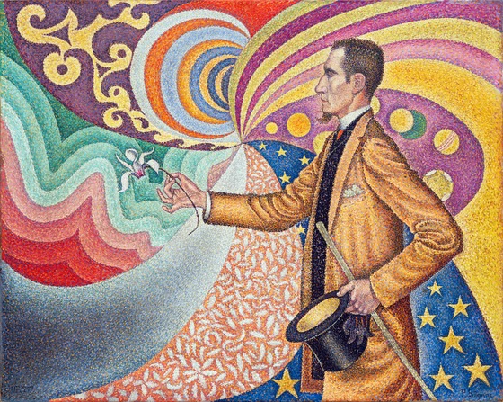 Paul Signac ~ Portrait of Félix Fénéon