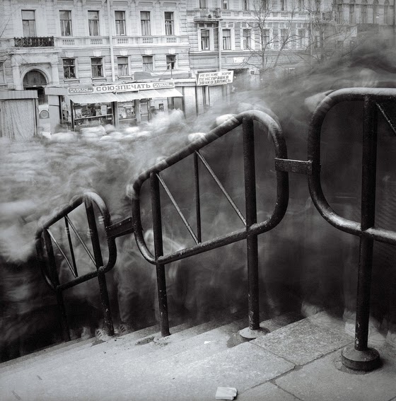 Alexey Titarenko ~ Vasileostrovskaya Metro Station, St. Petersburg, Russia
