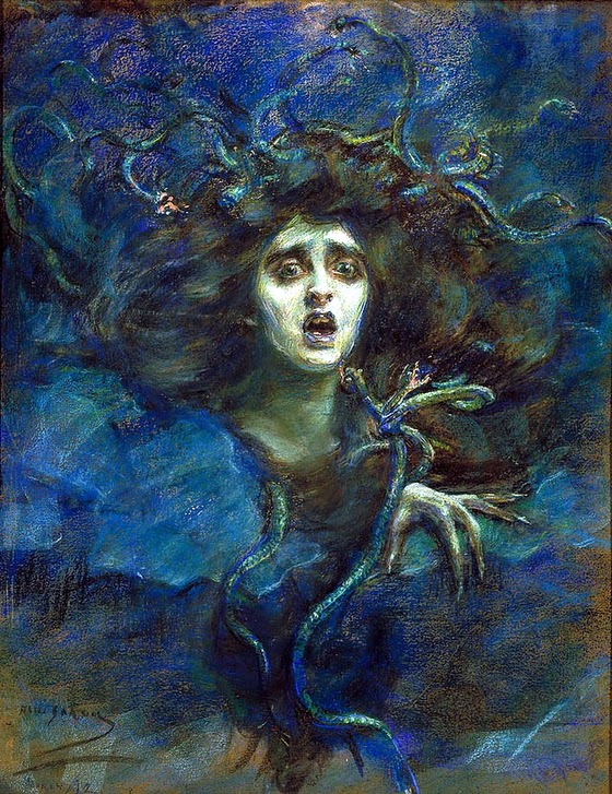 Alice Pike Barney ~ Medusa (Laura Dreyfus Barney)