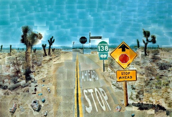 David Hockney ~ Pearblossom Hwy., 11 - 18th April 1986, #2