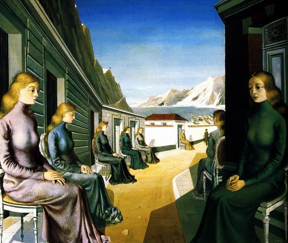 Paul Delvaux ~ The Village of the Siren