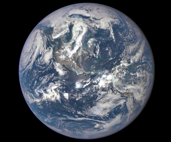 Earth by Deep Space Climate Observatory
