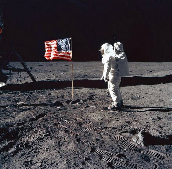 Photo of Buzz Aldrin by Neil Armstrong