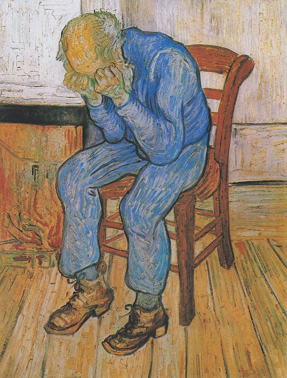 Vincent van Gogh ~ Sorrowing Old Man (At Eternity's Gate) 