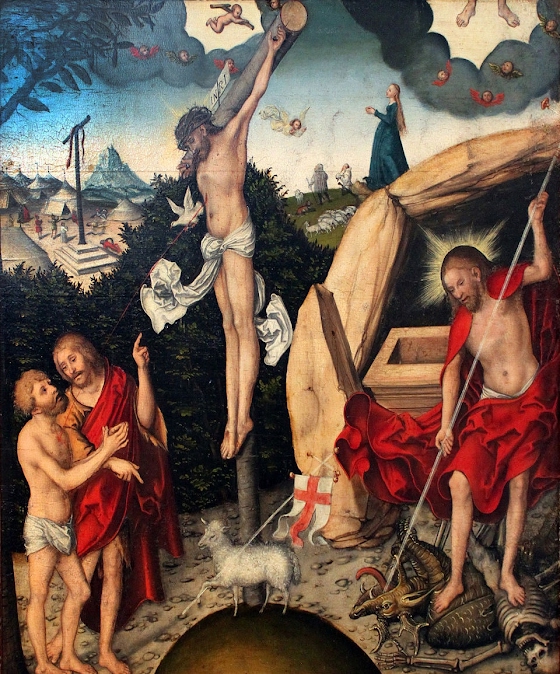 Lucas Cranach the Elder ~ Law and Grace