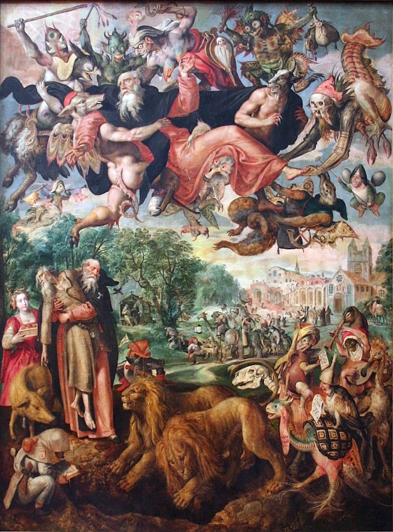Maerten de Vos ~ The Temptation of St Anthony