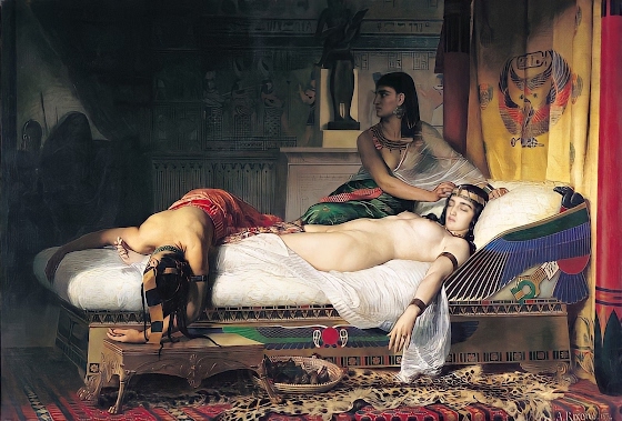 Jean-André Rixens ~ The Death of Cleopatra