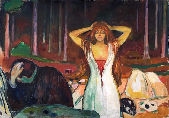 Edvard Munch ~ Ashes (After the Fall)