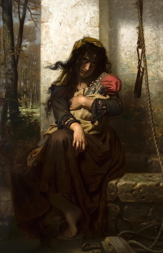 Hugues Merle ~ The Lunatic of Etretat