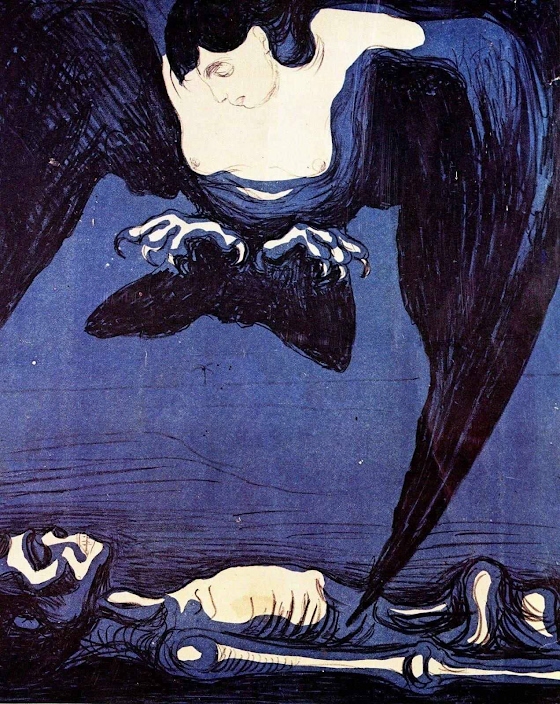 Edvard Munch ~ The Vampire