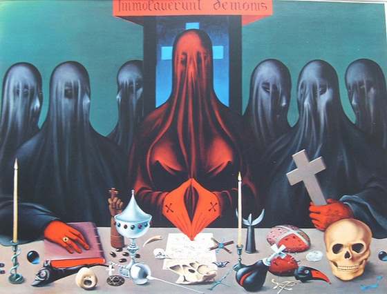 Félix Labisse ~ The Council of Blood