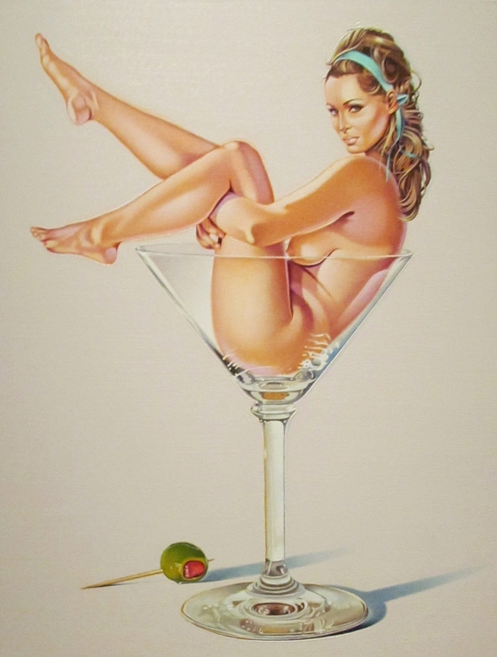 Mel Ramos ~ Martini Miss #2