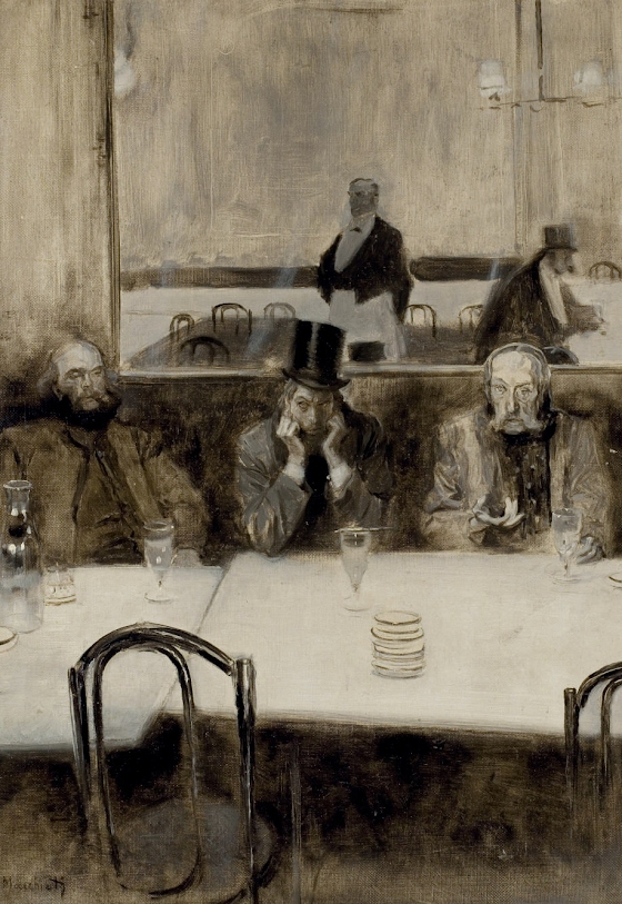 Serafino Macchiati ~ Paul Verlaine, Bibi-la-Purée et Stéphane Mallarmé au café Procope