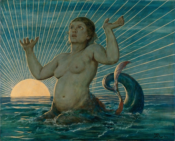 Hans Thoma ~ Sea awakening