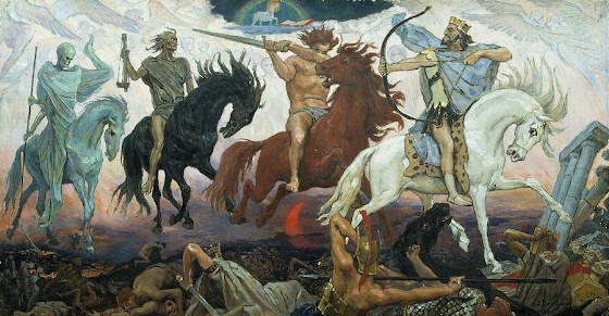 Viktor Vasnetsov ~ Four Horsemen of Apocalypse
