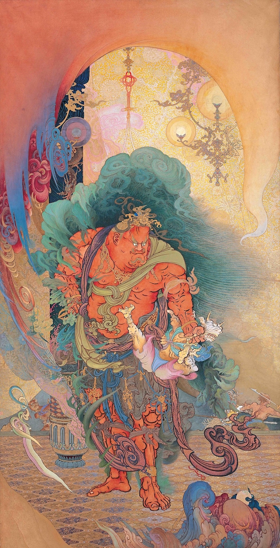 Kanō Hōgai ~ Nio Seizing an Evil Spirit