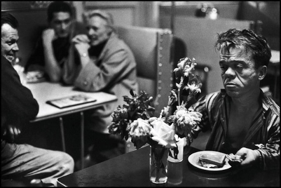 Bruce Davidson ~ Jimmy Armstrong, the dwarf clown, Palisades, NJ, 1958