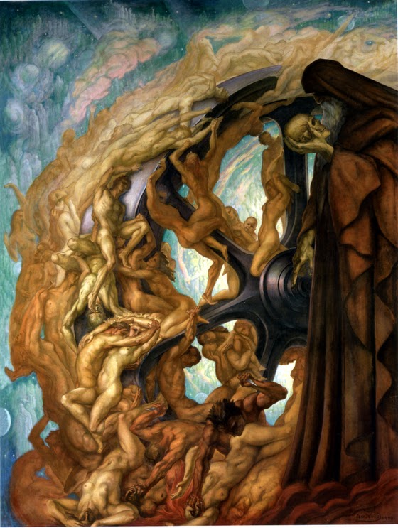 Jean Delville ~ La Roue  du Monde