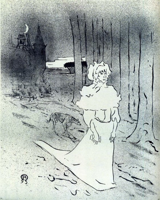 Henri de Toulouse-Lautrec ~ The Chatelaine (The Tocsin)