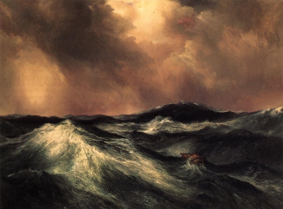Thomas Moran ~ The Angry Sea