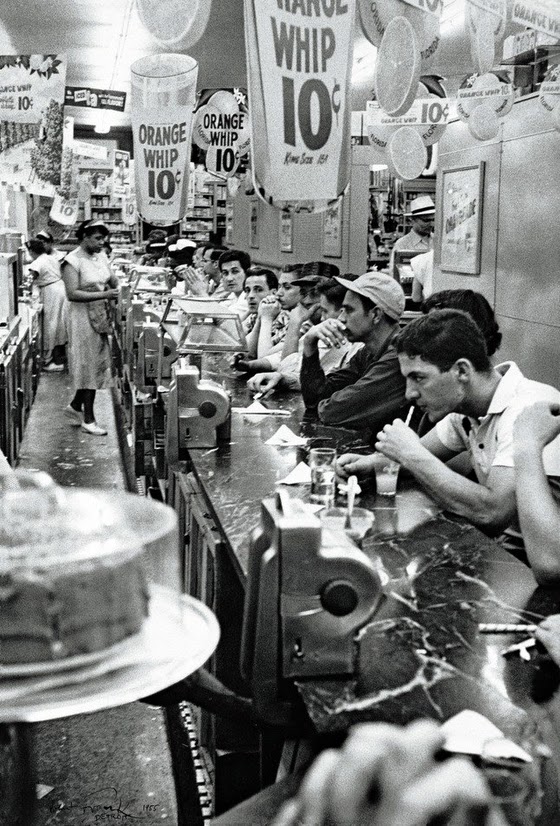 Robert Frank ~ Drug Store, Detroit