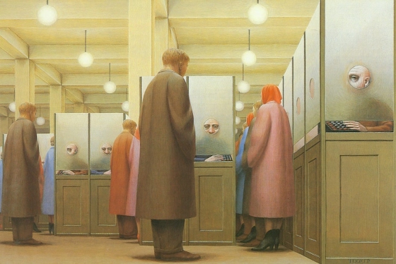 George Tooker ~ Government Bureau