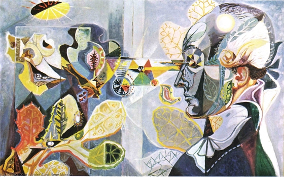 André Masson ~ Goethe or the metamorphosis of plants