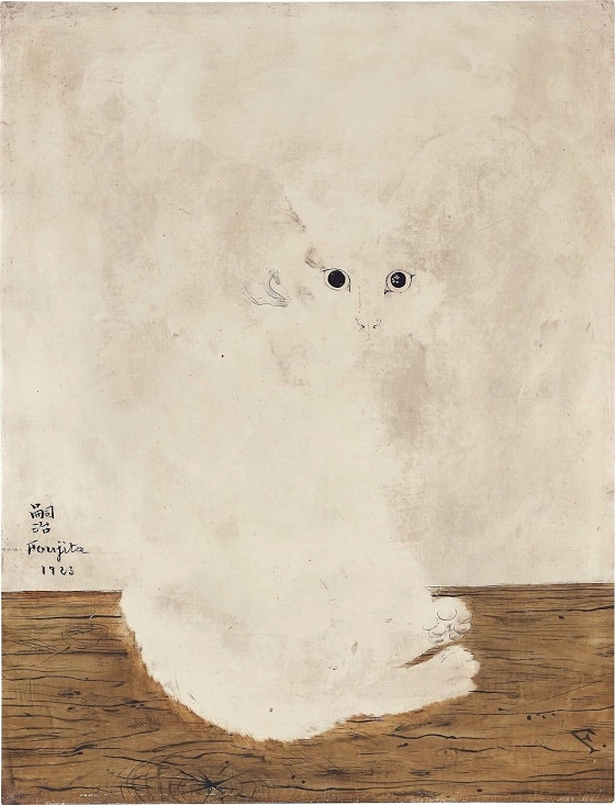 Léonard-Tsuguharu Foujita ~ Le Chat Blanc