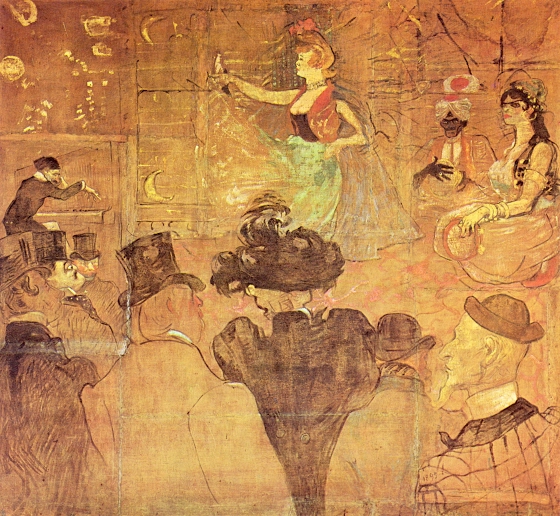 Henri de Toulouse-Lautrec ~ Dancing at the Moulin Rouge: Moorish Dance