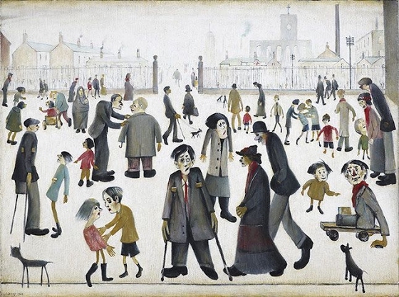 L. S. Lowry  ~ The Cripples