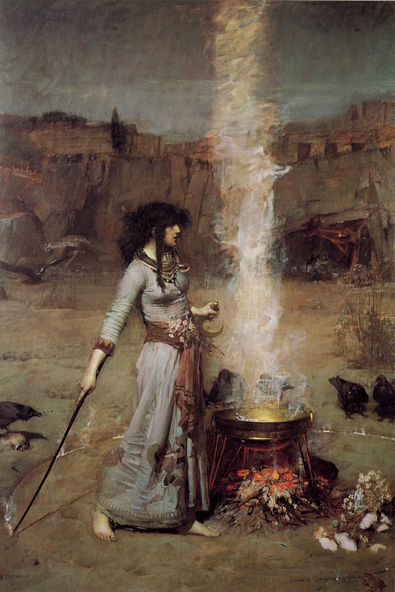 John William Waterhouse ~ The Magic Circle