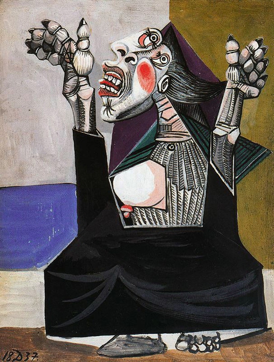 Pablo Picasso ~ Woman Crying
