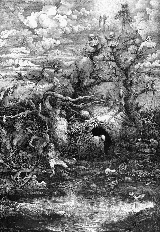 Rodolphe Bresdin ~ Comedy of Death