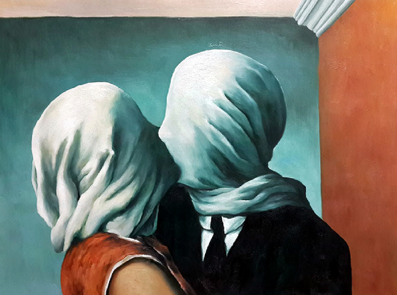 René Magritte ~ The Lovers II
