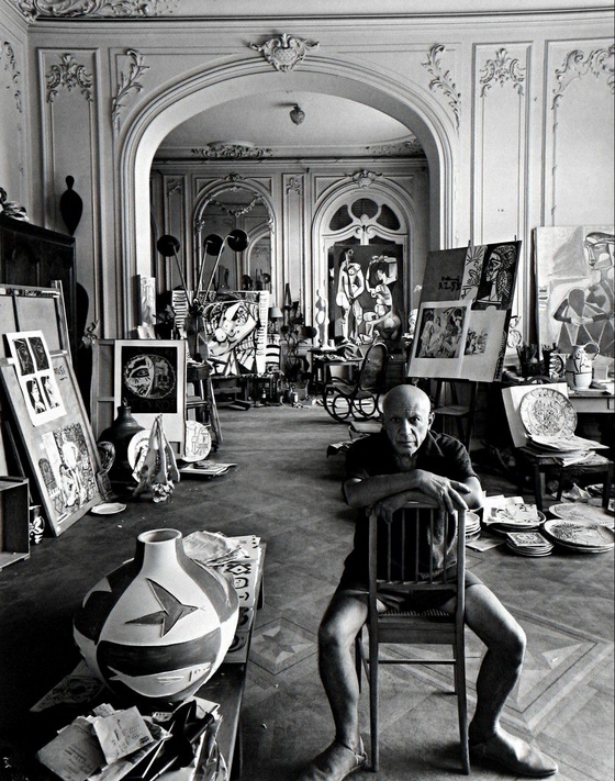 Arnold Newman ~ Pablo Picasso, Cannes