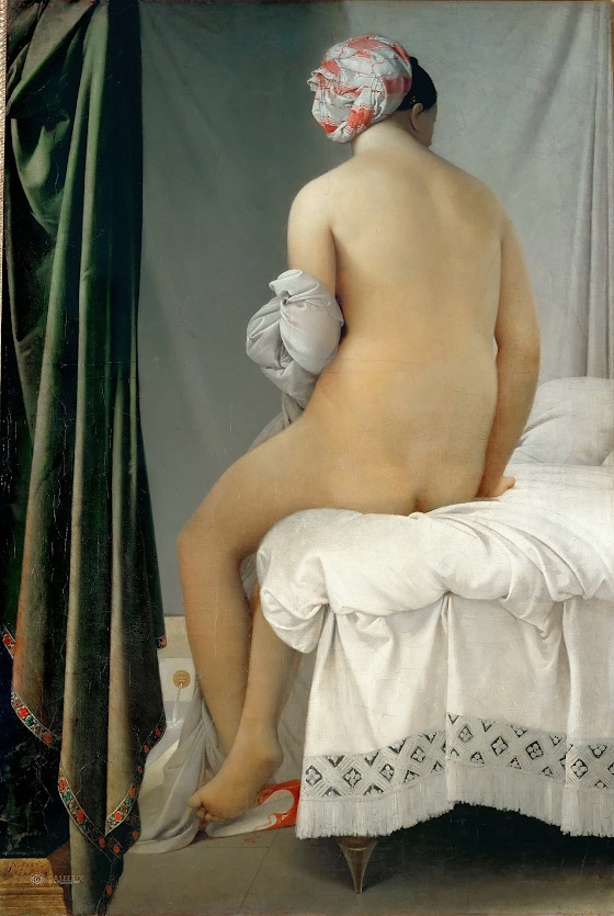 Jean-Auguste-Dominique Ingres ~ La Baigneuse Valpinçon