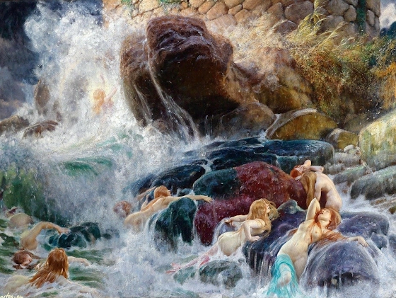 Adolf Hirémy-Hirschl ~ The Tomb of Achilles