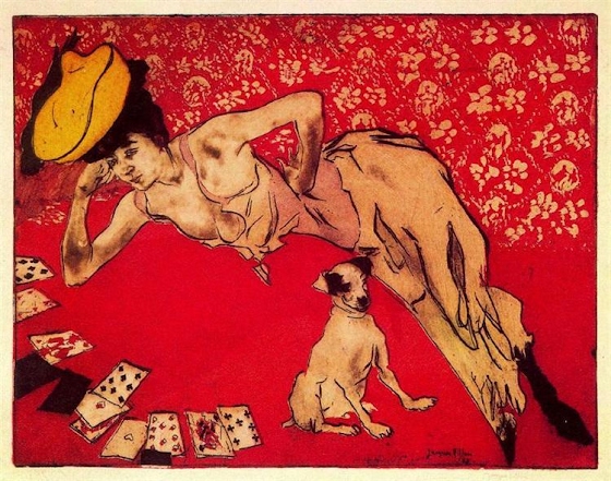 Jacques Villon ~ The Game of Solitaire
