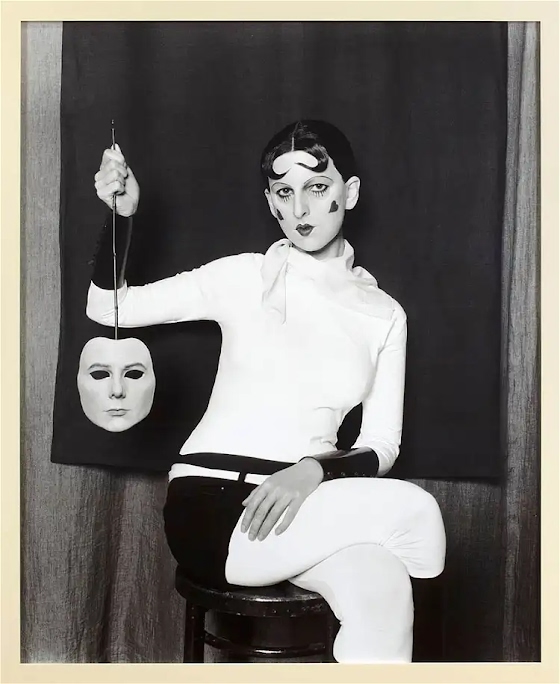 Gillian Wearing ~ Me as Cahun holding a mask of my face