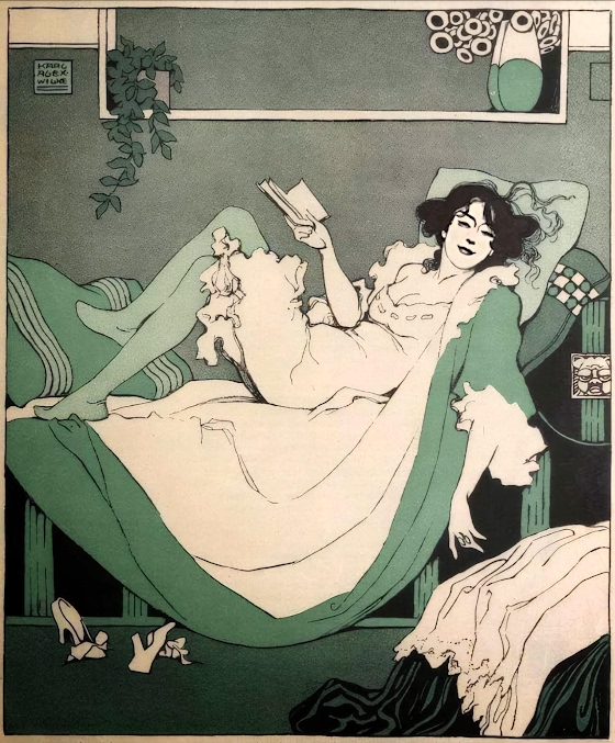 Karl Alexander Wilke ~ Woman Reading