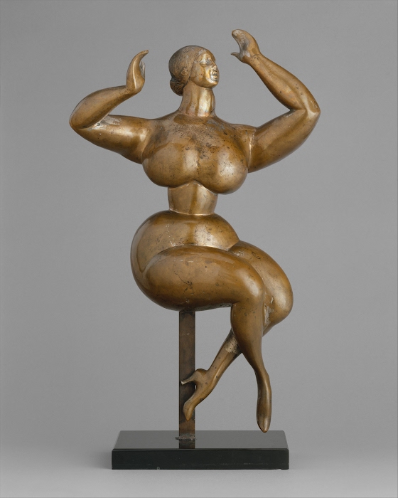 Gaston Lachaise ~ Nude Woman with Upraised Arms