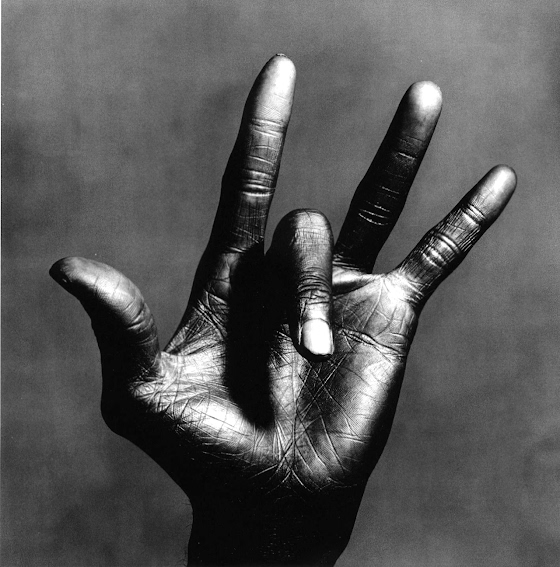 Irving Penn ~ La main de Miles Davis