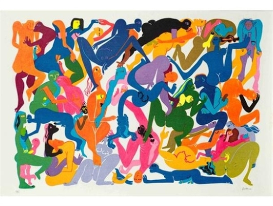 Walter Battiss ~ Orgy