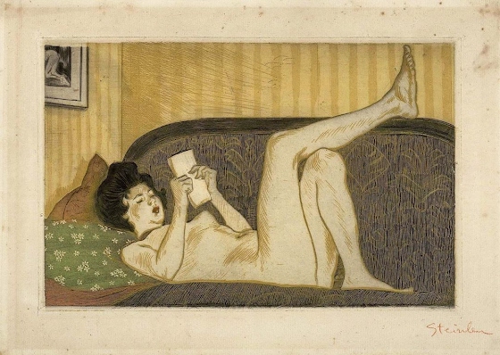 Théophile Steinlen ~ Modele Lisant
